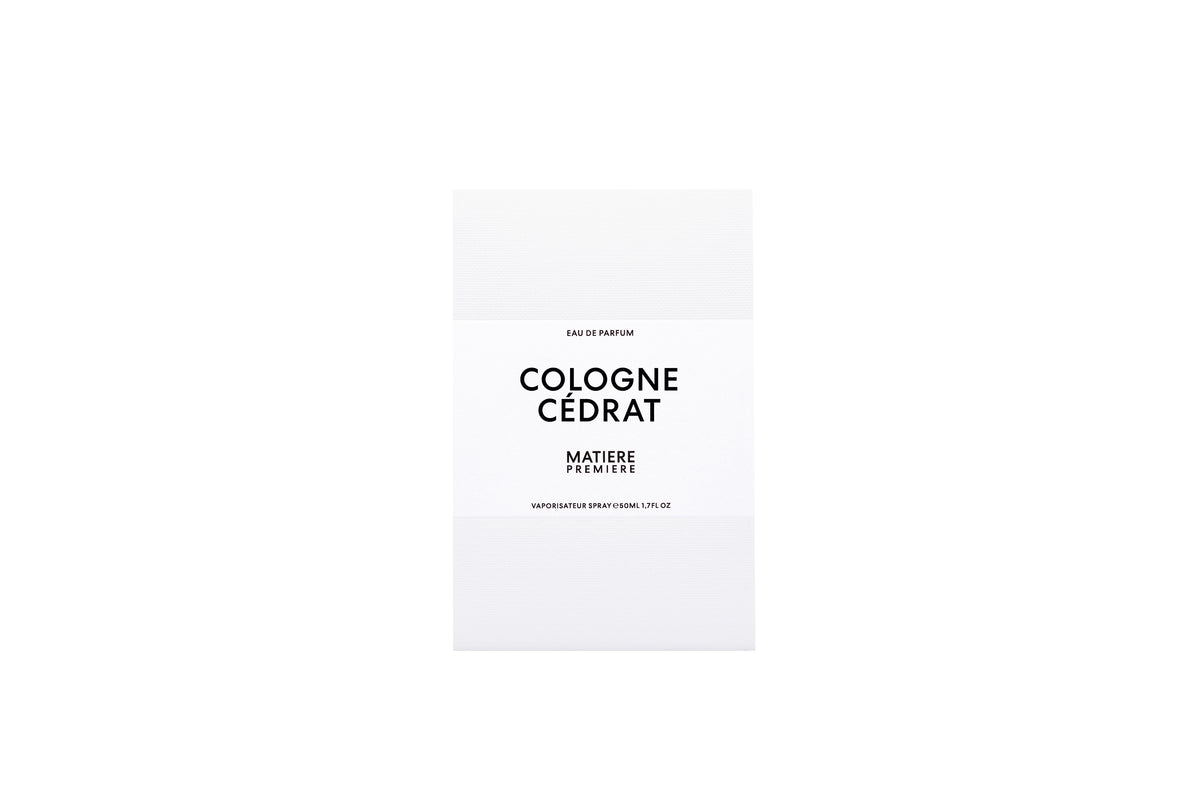 Matiere Premiere Cologne Cédrat